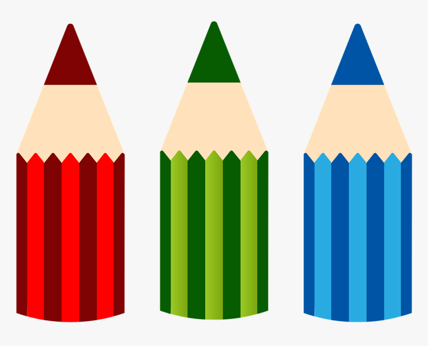 Pencil, Colour, Pencils, Colorful, Coloring, Children - Lapices De Colores  Animados, HD Png Download - kindpng