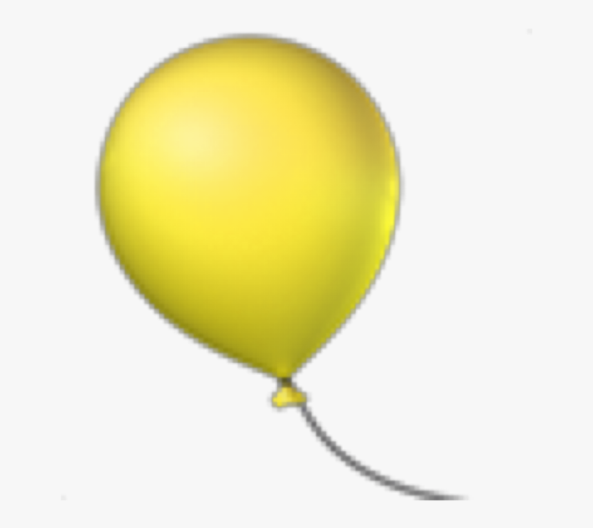 #balloon #globo #yellow #amarillo #emoji #freetoedit - Balloon, HD Png Download, Free Download