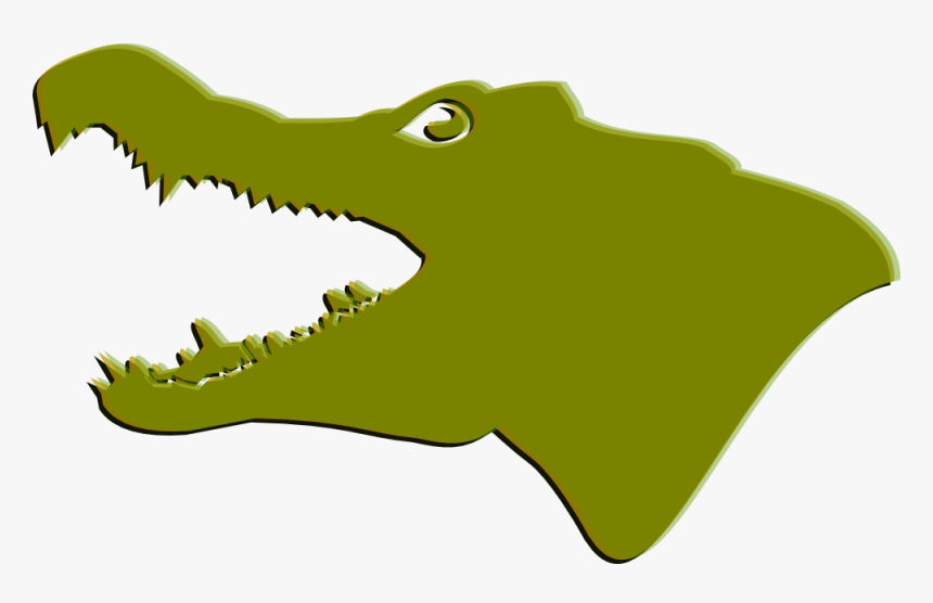 Onlinelabels Clip Art - Alligator Head Clip Art, HD Png Download, Free Download