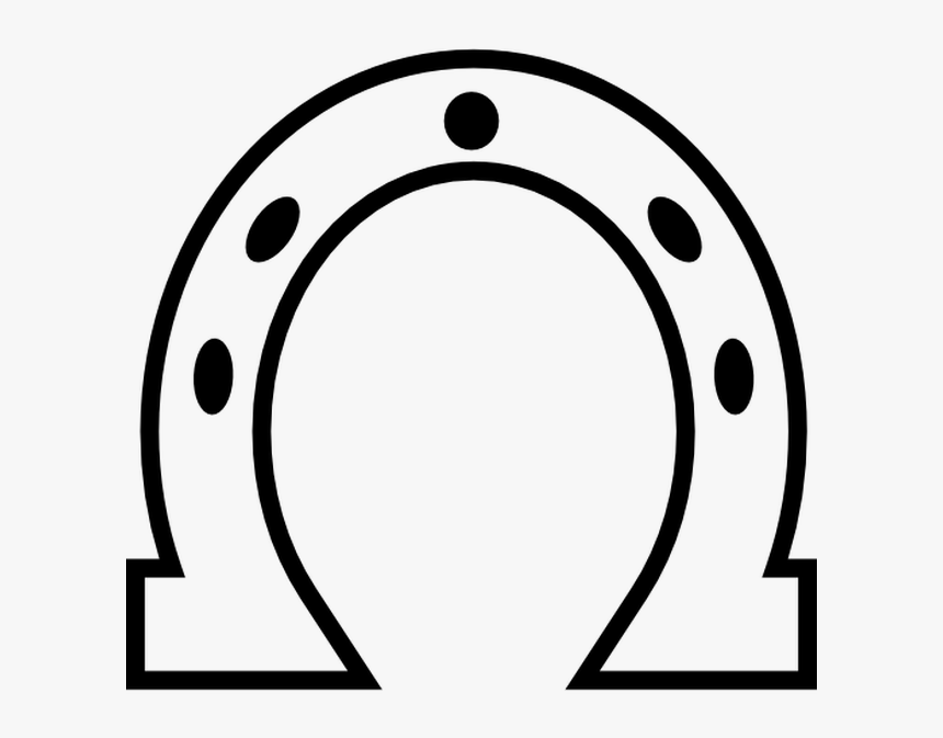 Horseshoe White Outlined Shape Free Vector Icon Designed - Horseshoe White Png, Transparent Png, Free Download