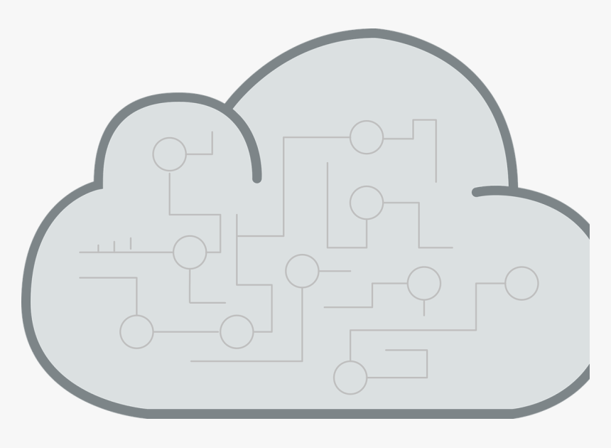 Infraestrutura De Nuvem - Vector Transparent Technology Cloud Png, Png Download, Free Download