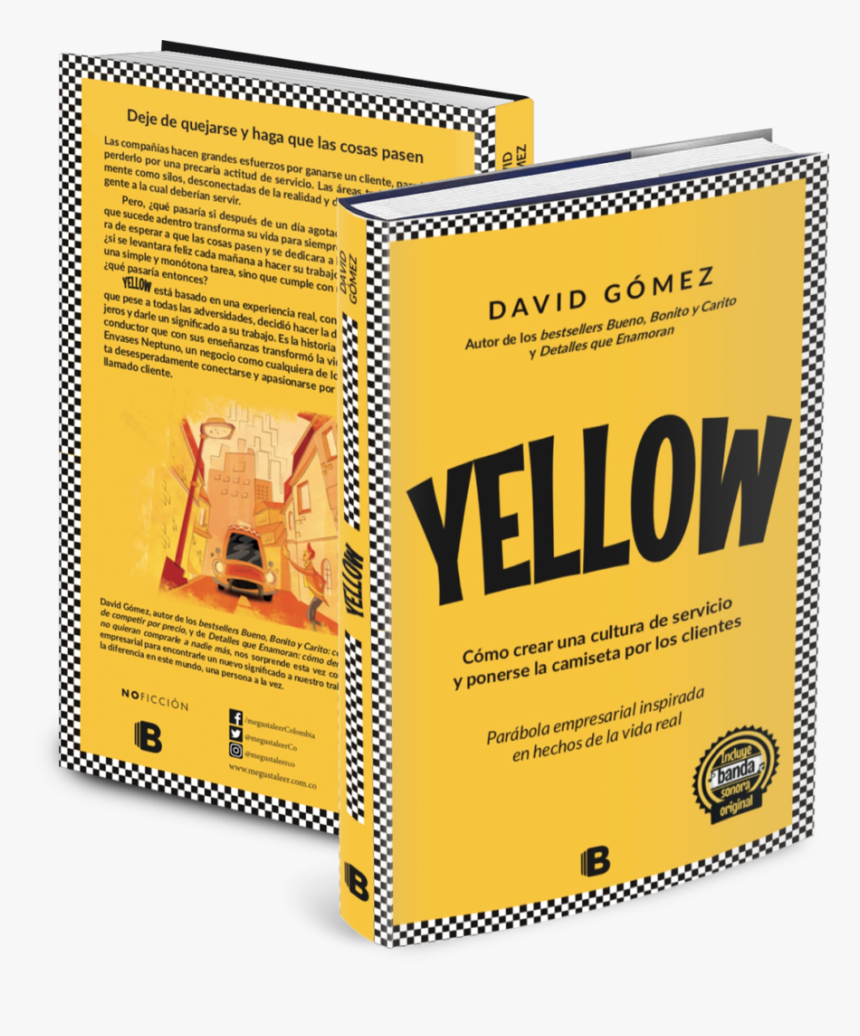 Yellow Libro Impreso - Libro Yellow, HD Png Download, Free Download