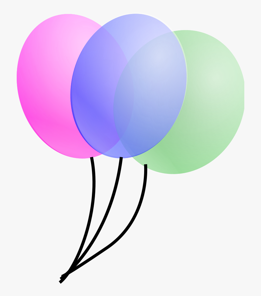 Party Balloons Clipart, Vector Clip Art Online, Royalty - Balloons Clip Art, HD Png Download, Free Download