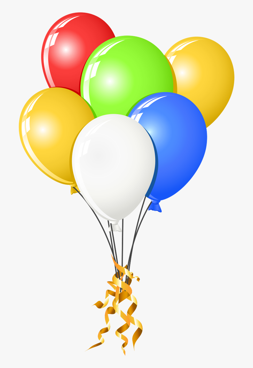 Happy Birthday Balloons Clipart Jpg - Balloons Clipart Png, Transparent Png, Free Download