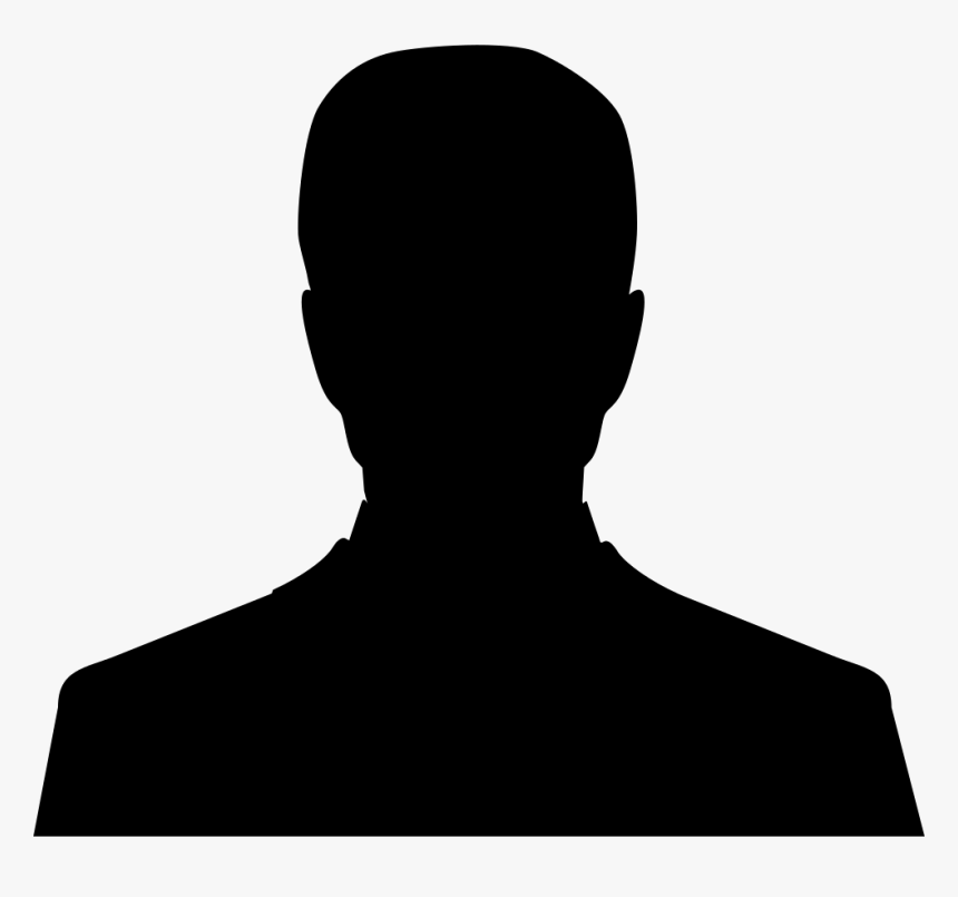 User Male Silhouette - Headshot Clipart, HD Png Download, Free Download