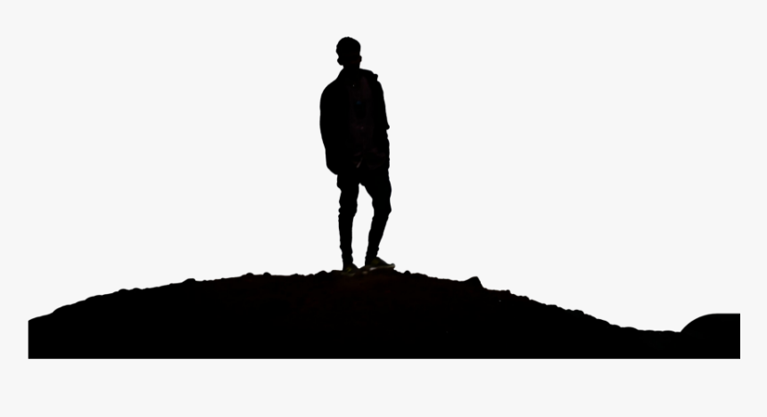 Transparent Man Sitting Silhouette Png - Man Standing Looking Silhouette, Png Download, Free Download