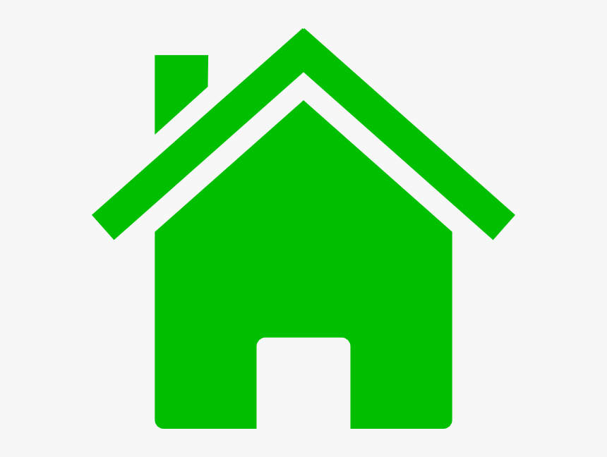 House Icon Green Svg Clip Arts - Green House Clip Art, HD Png Download, Free Download