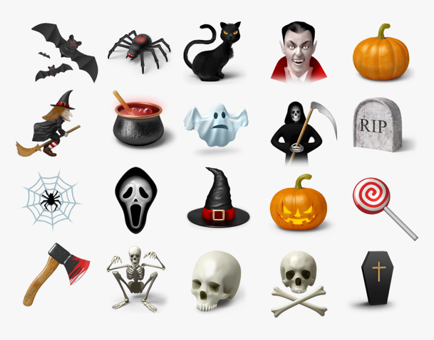 Free Halloween Icons Download, HD Png Download, Free Download