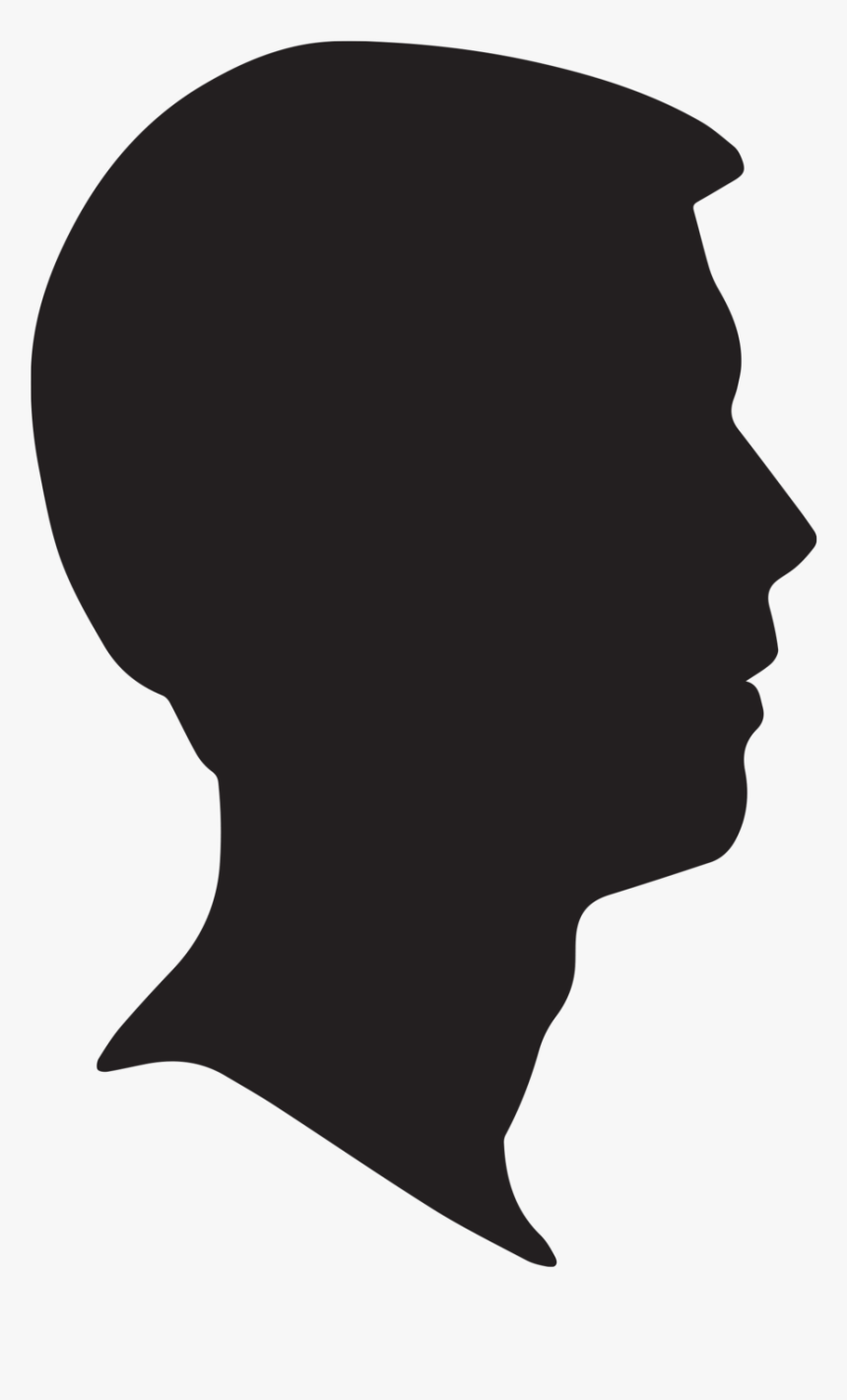 Male Silhouette Profile By Snicklefritz Stock - Man Head Silhouette, HD Png Download, Free Download