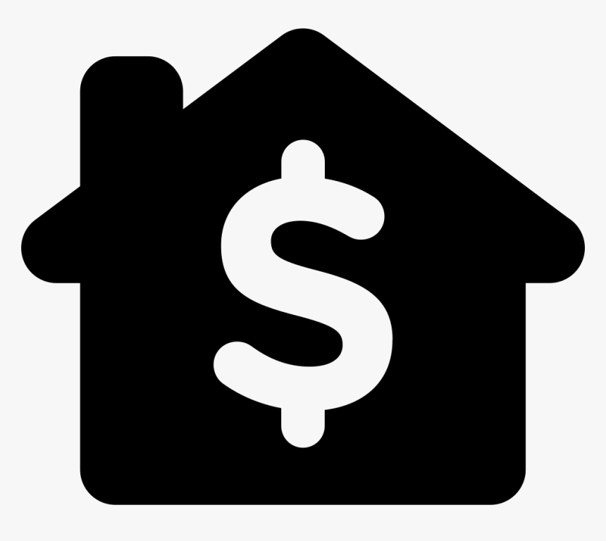 Dollar Sign Peso Money House - House With Dollar Sign, HD Png Download, Free Download