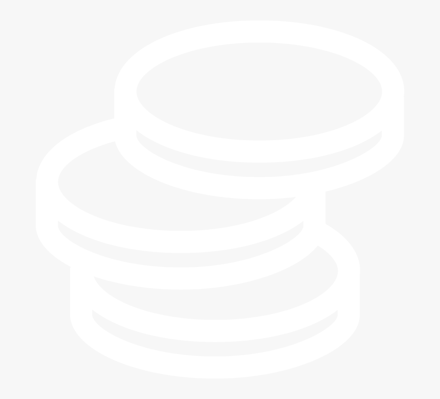 Money Icon Blue Png - Coin Icon White Png, Transparent Png, Free Download