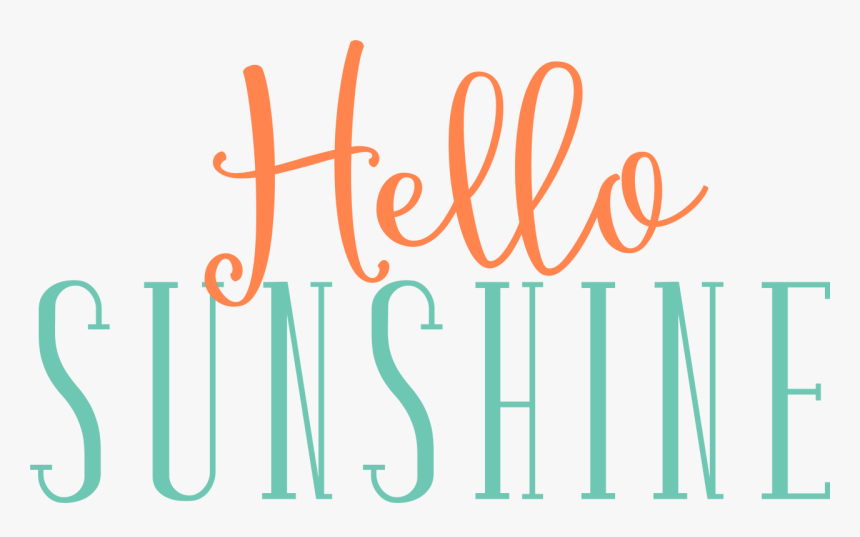 Hello Sunshine - Calligraphy, HD Png Download, Free Download