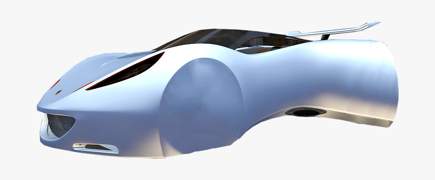 Science Fiction, Glider, Isolated, Float, Flies - Concept Car, HD Png Download, Free Download