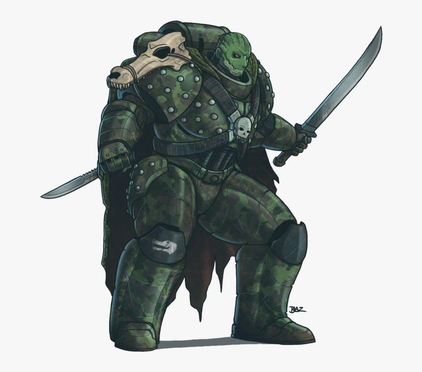 Sci Fi Warrior Png Pic - Sci Fi Space Marine, Transparent Png, Free Download