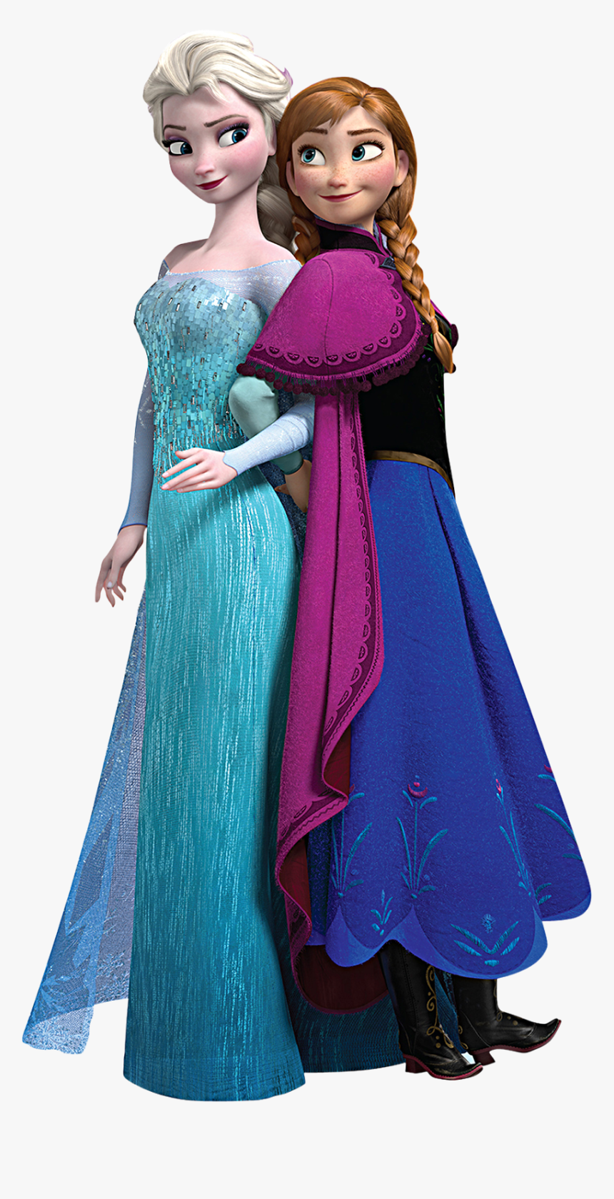 Tons Of Free Clip Art And Birthday Party Stuff - Anna And Elsa Transparent, HD Png Download, Free Download