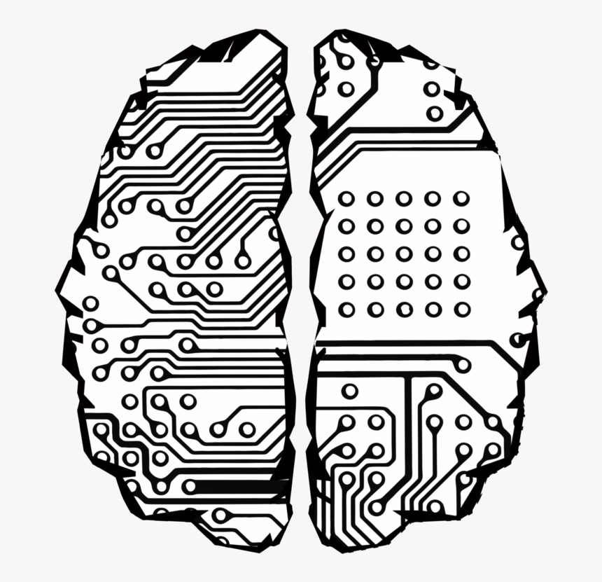 Brain Ai Vector Clipart Circuit Transparent Png - Ai Clipart Transparent, Png Download, Free Download