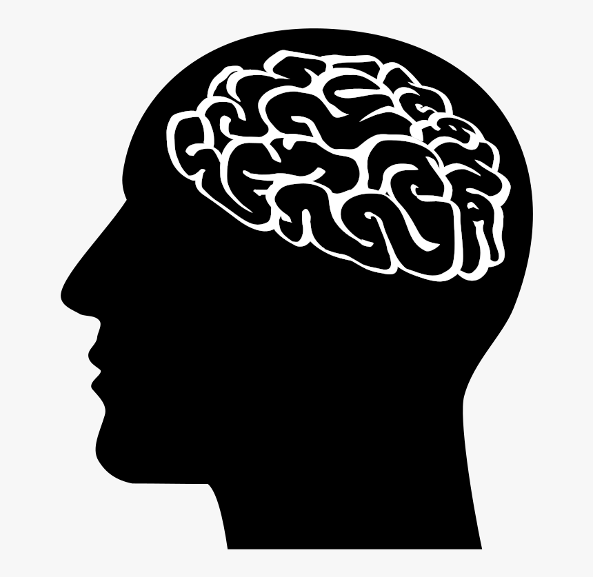 Head With Brain Silhouette - Hydrocephalus T Shirt, HD Png Download, Free Download
