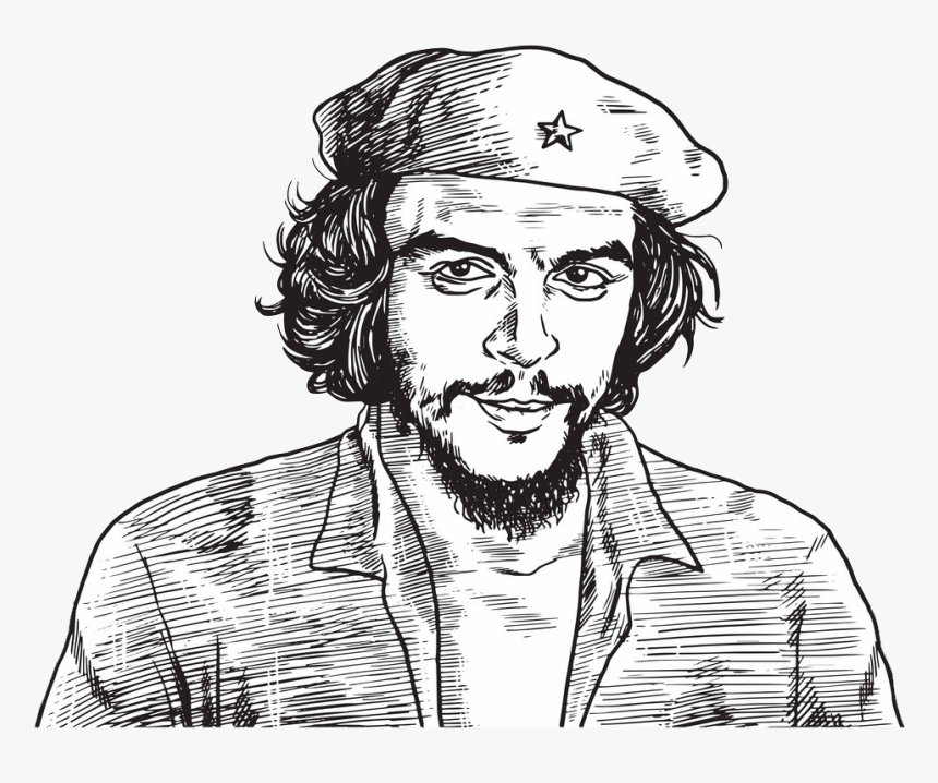 Che Guevara Png Transparent Image - Cartoon Che Guevara Drawing, Png Download, Free Download