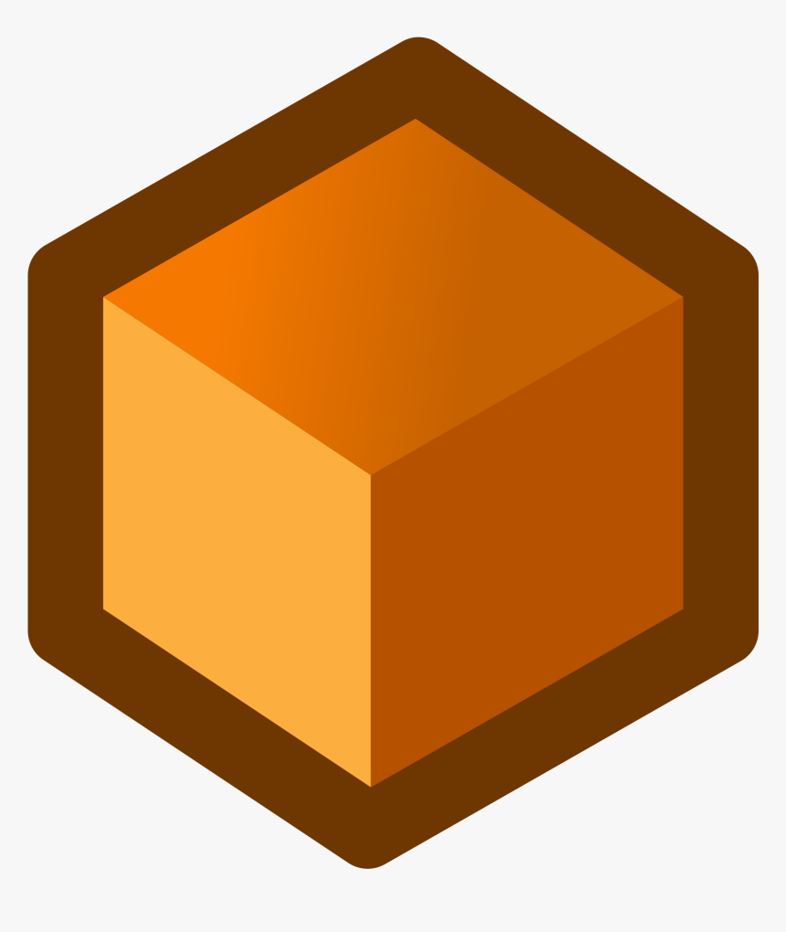 Icon Cube Orange Clip Arts - Orange Cube Icon Png, Transparent Png, Free Download