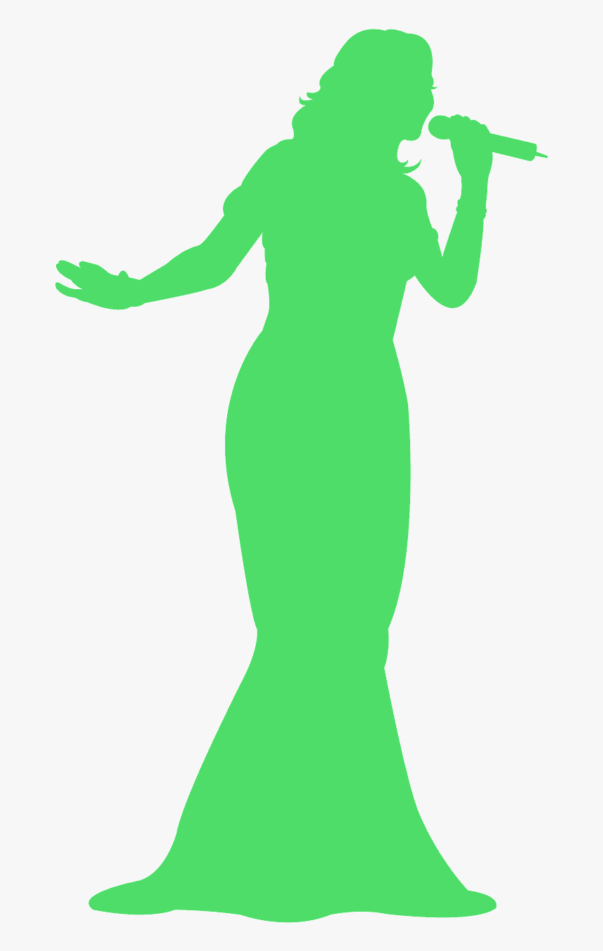 Singer Silhouette, HD Png Download, Free Download