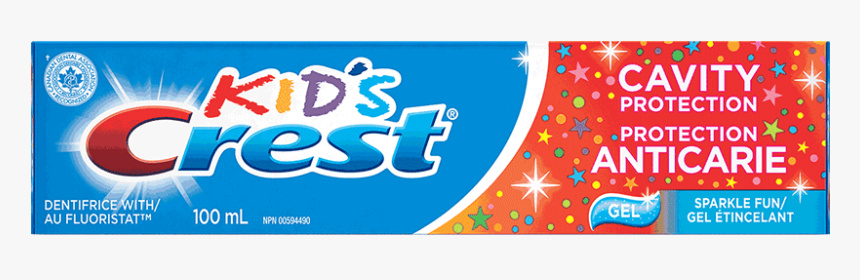 Crest Kids Cavity Protection Sparkle Fun Gel Toothpaste - Crest Kids Png, Transparent Png, Free Download