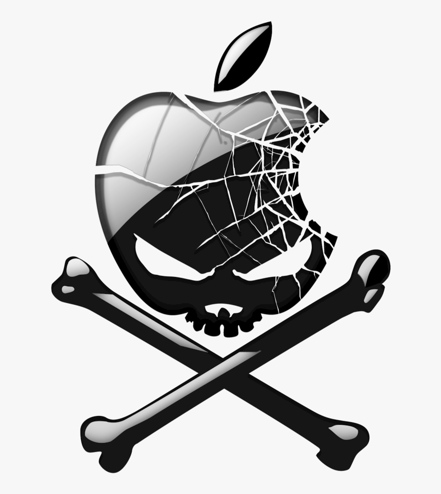 Apple Skull Png, Transparent Png, Free Download