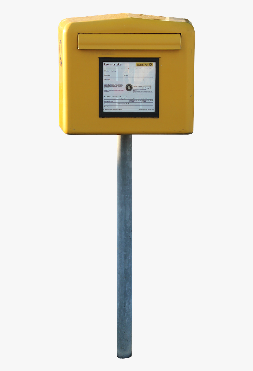 Mailbox,post,mail Box,post Mail Box,letter Box,deutsche - Briefkasten Post, HD Png Download, Free Download