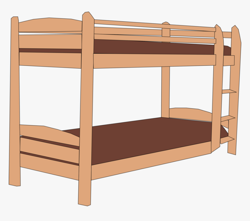 Bunk Borders And Frames - Bunk Bed Clipart, HD Png Download, Free Download