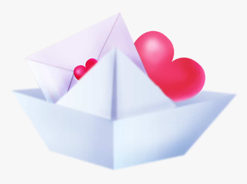 Clip Art Origami Envelope Heart - Construction Paper, HD Png Download, Free Download