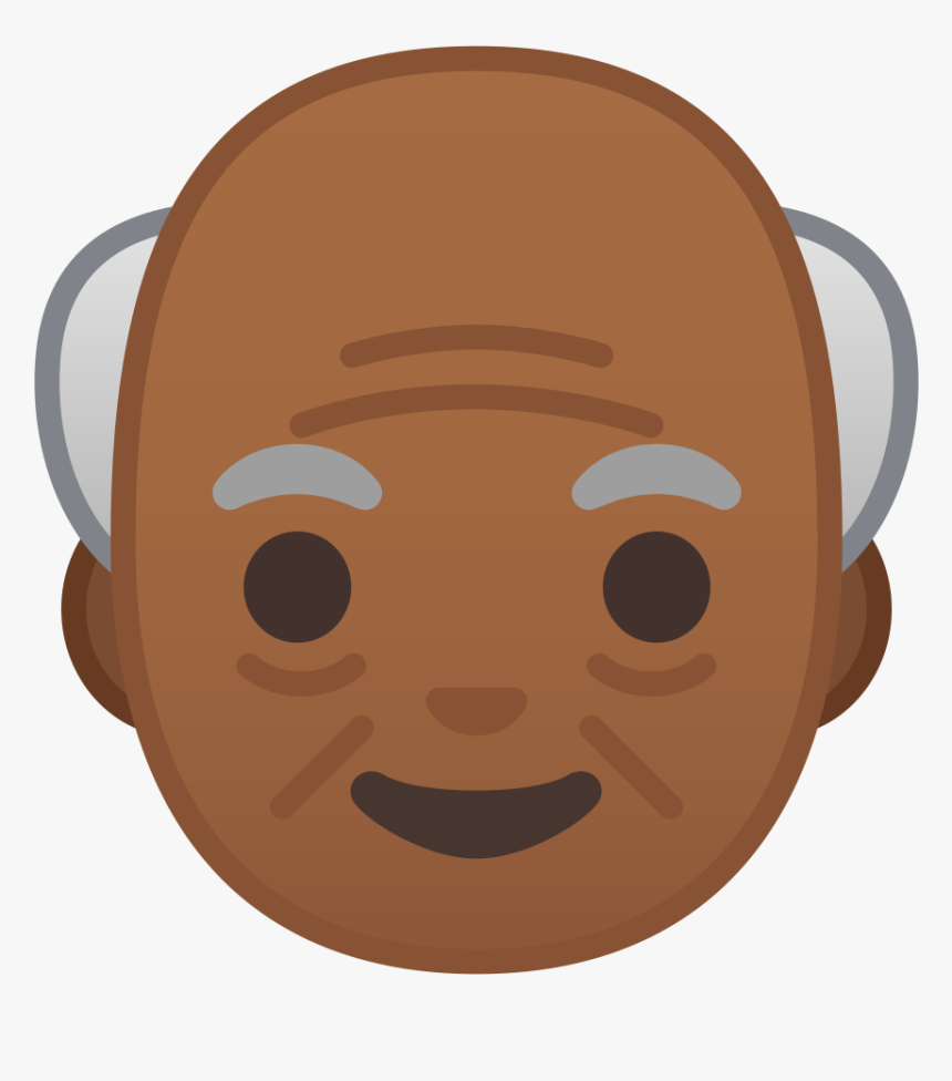 Old Man Medium Dark Skin Tone Icon - Emoji Old, HD Png Download, Free Download