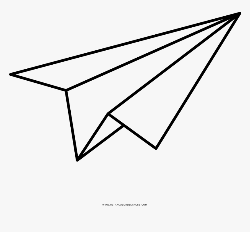 Avies De Papel - Dibujar Un Avion De Papel, HD Png Download, Free Download