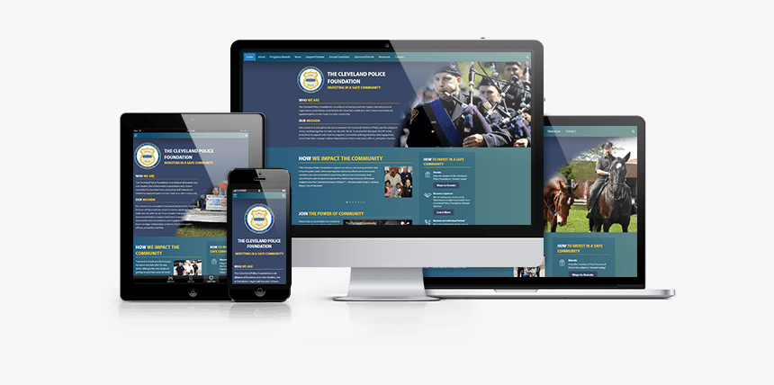 Cleveland Police Foundation Website - Responsive Websites, HD Png Download, Free Download