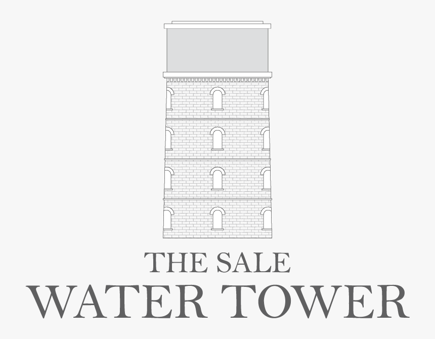 The Sale Water Tower - Technical Drawing, HD Png Download, Free Download