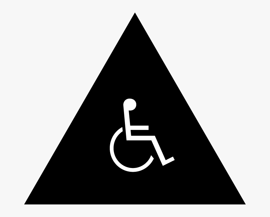 Accessible Male Restoom Ca Door Symbol - Alliance Bjj, HD Png Download, Free Download