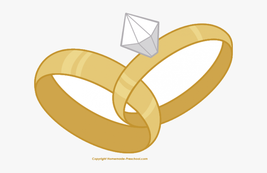 Clip Art Interlocking Wedding Rings Clipart - Wedding Ring Png Clipart, Transparent Png, Free Download