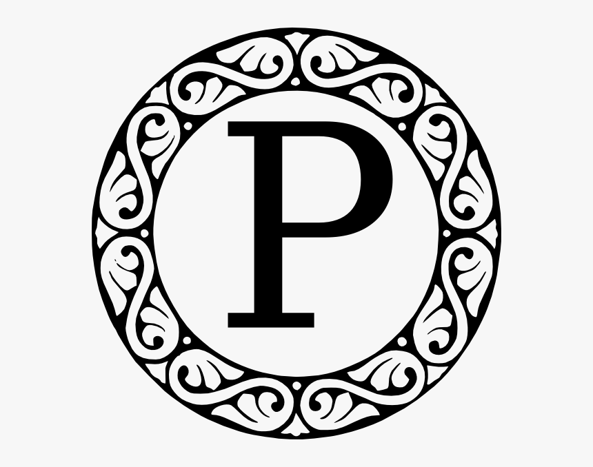 Letter P Monogram Clipart, HD Png Download, Free Download