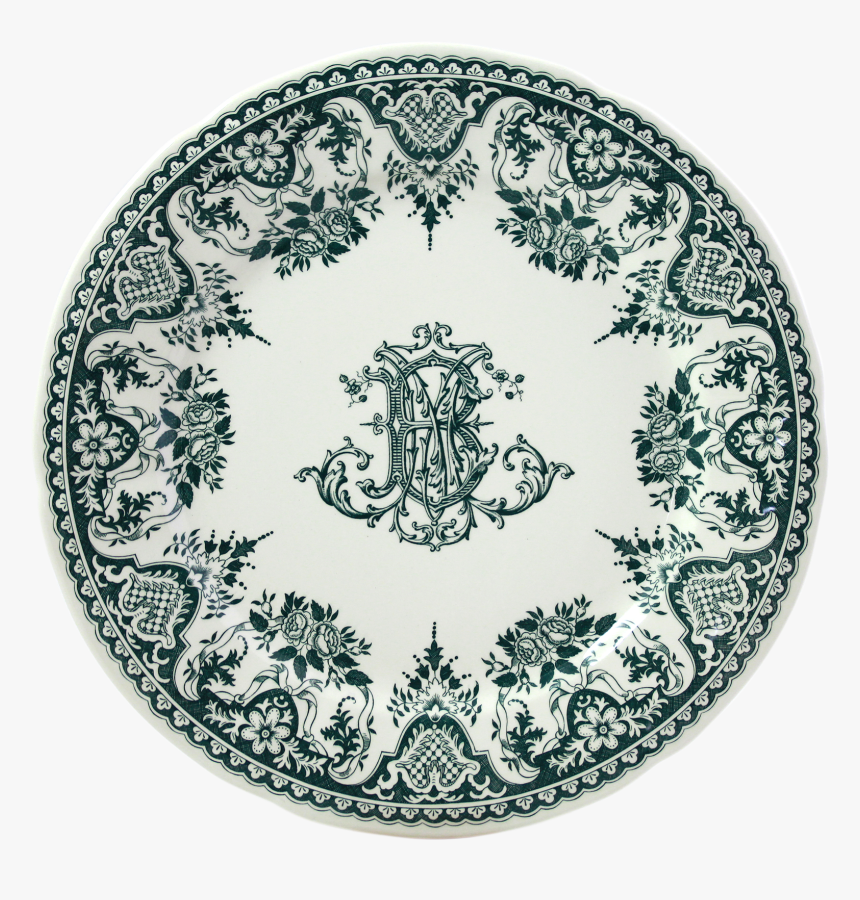 Dinner Plate - Monogram - Gien Les Dépareillées, HD Png Download, Free Download