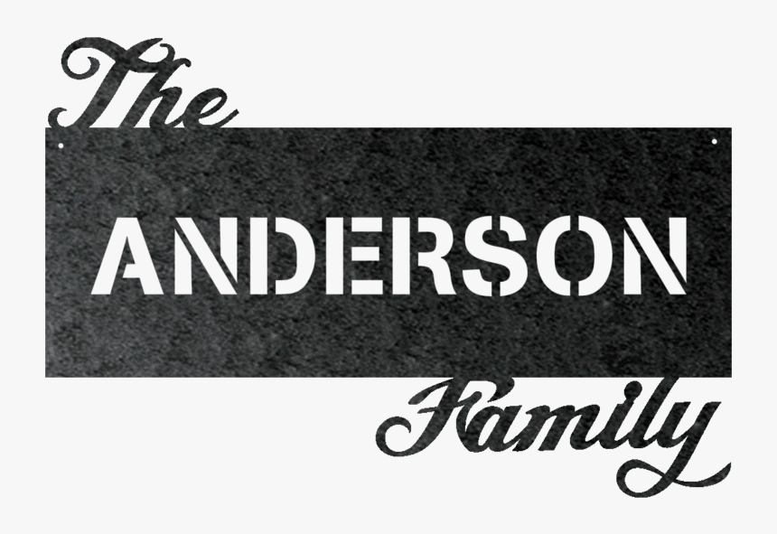 The Family Monogram - Calligraphy, HD Png Download, Free Download