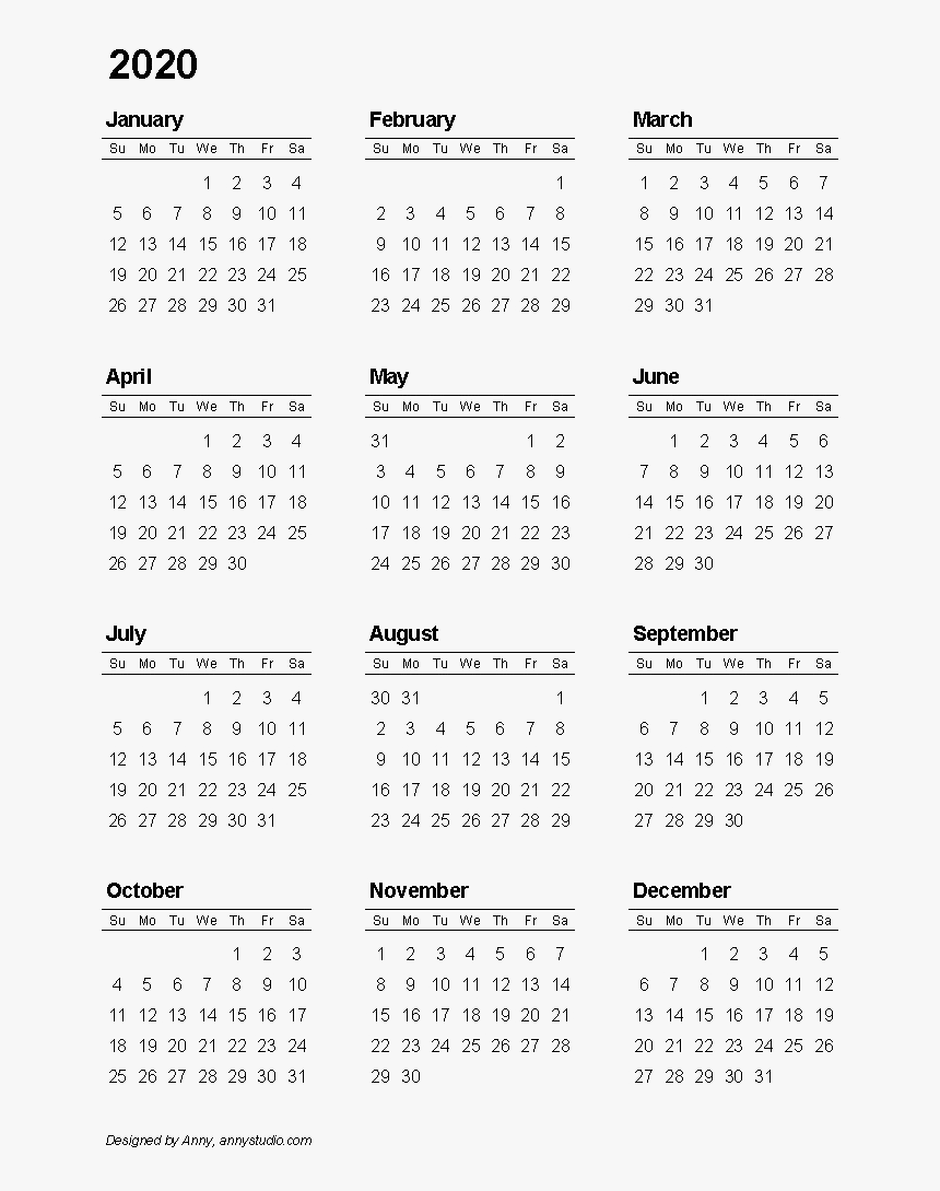 2020 Calendar Png Clipart - Four Seasons Hotel Moscow, Transparent Png, Free Download