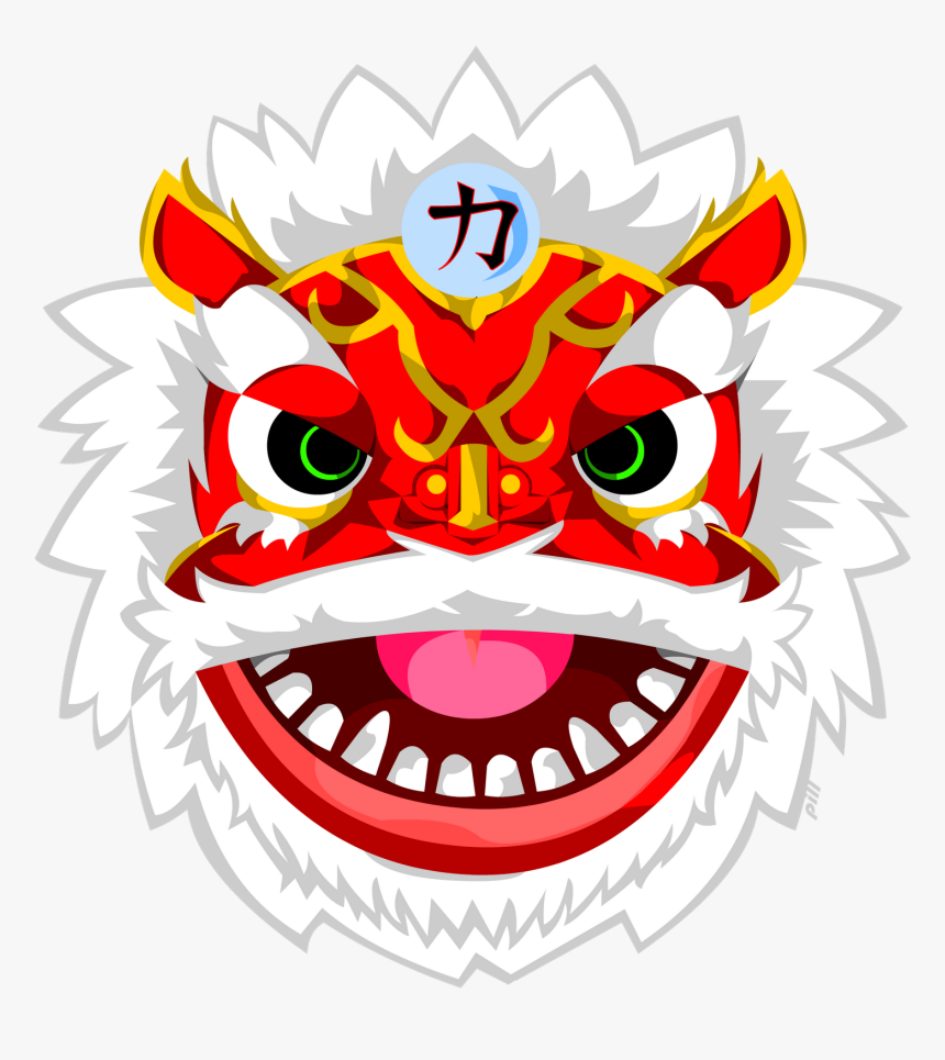 Thought Bubbles &amp - Chinese Dragon Face Clipart, HD Png Download, Free Download