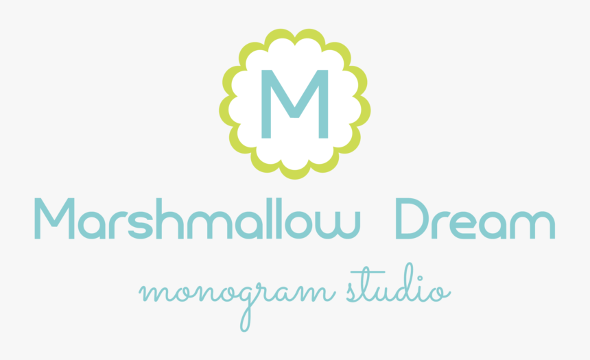 Marshmallow Dream Monogram Studio - Sewing, HD Png Download, Free Download