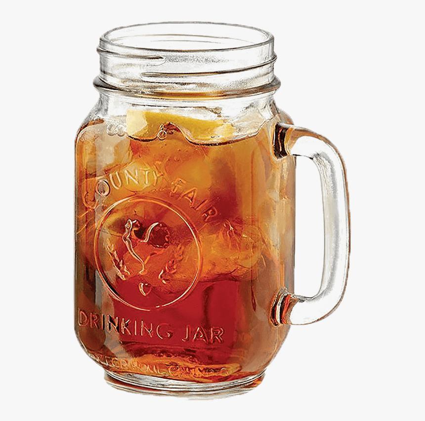 Transparent Images Pluspng The - Red Iced Tea In Mason Jar, Png Download, Free Download