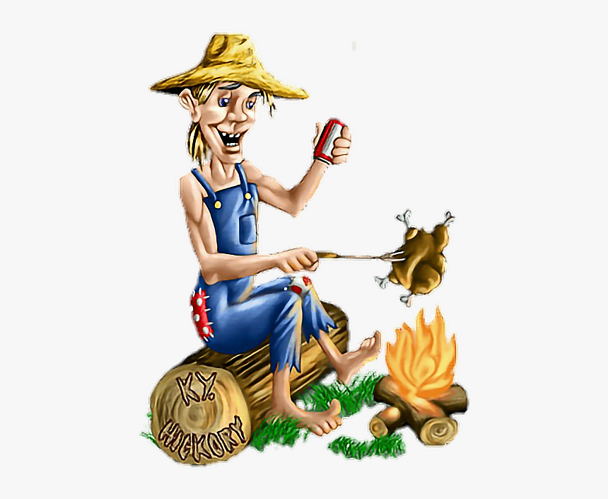 #hillbilly #redneck #campfire #bbq #inbred #man #boy - Hillbilly Campfire, HD Png Download, Free Download