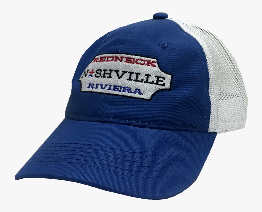 Redneck Riviera Royal And White Nashville Ballcap"
 - Baseball Cap, HD Png Download, Free Download