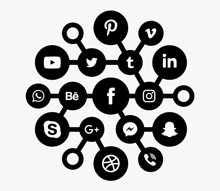 Gestão De Redes Sociais - Social Icons, HD Png Download, Free Download