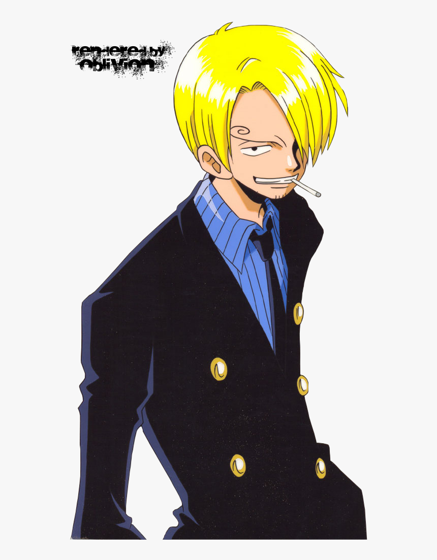 Sanji [600x1,026px] - One Piece Smoking Guy, HD Png Download, Free Download