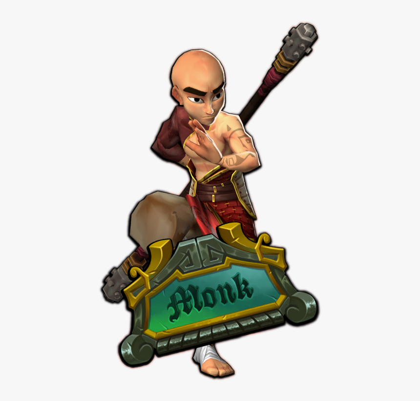 Monk Clipart Squire - Dungeon Defenders 2 Characters Png, Transparent Png, Free Download