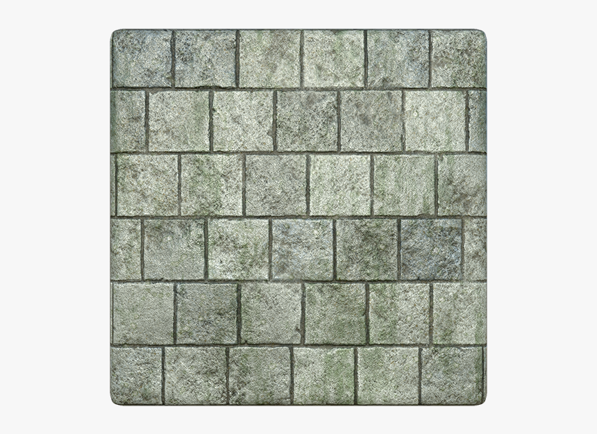 Mossy Gray Brick Texture, Seamless And Tileable Cg - Cobblestone, HD Png Download, Free Download