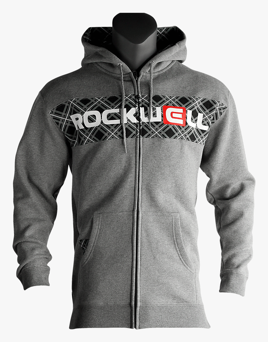 Plaid Block Zip Hoodie"
 Class= - Hoodie, HD Png Download, Free Download