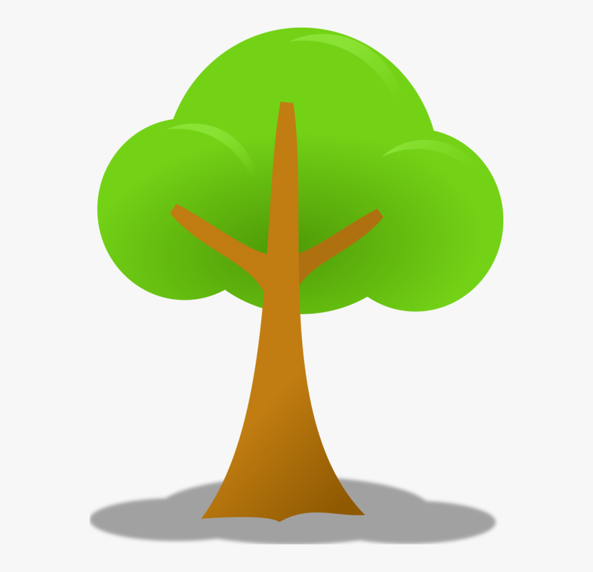 Leaf,symbol,tree - Trees With Three Branches, HD Png Download, Free Download